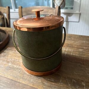 Coppercraft Guild Brushed Copper Ice Bucket with Signature Seal